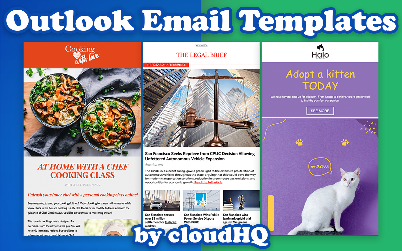 Outlook Templates by cloudHQ截图3