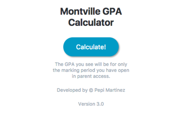Montville GPA Calculator截图2