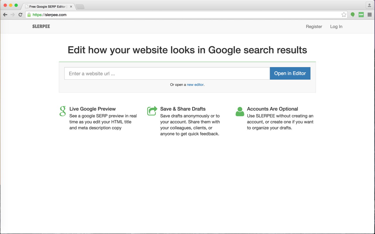 SLERPEE SERP SEO Tool截图2