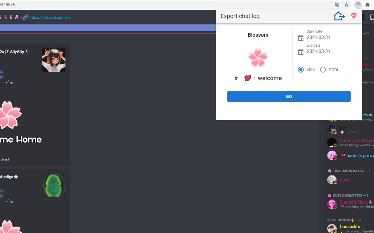 Discord Chat Exporter - Backup chat logs截图2