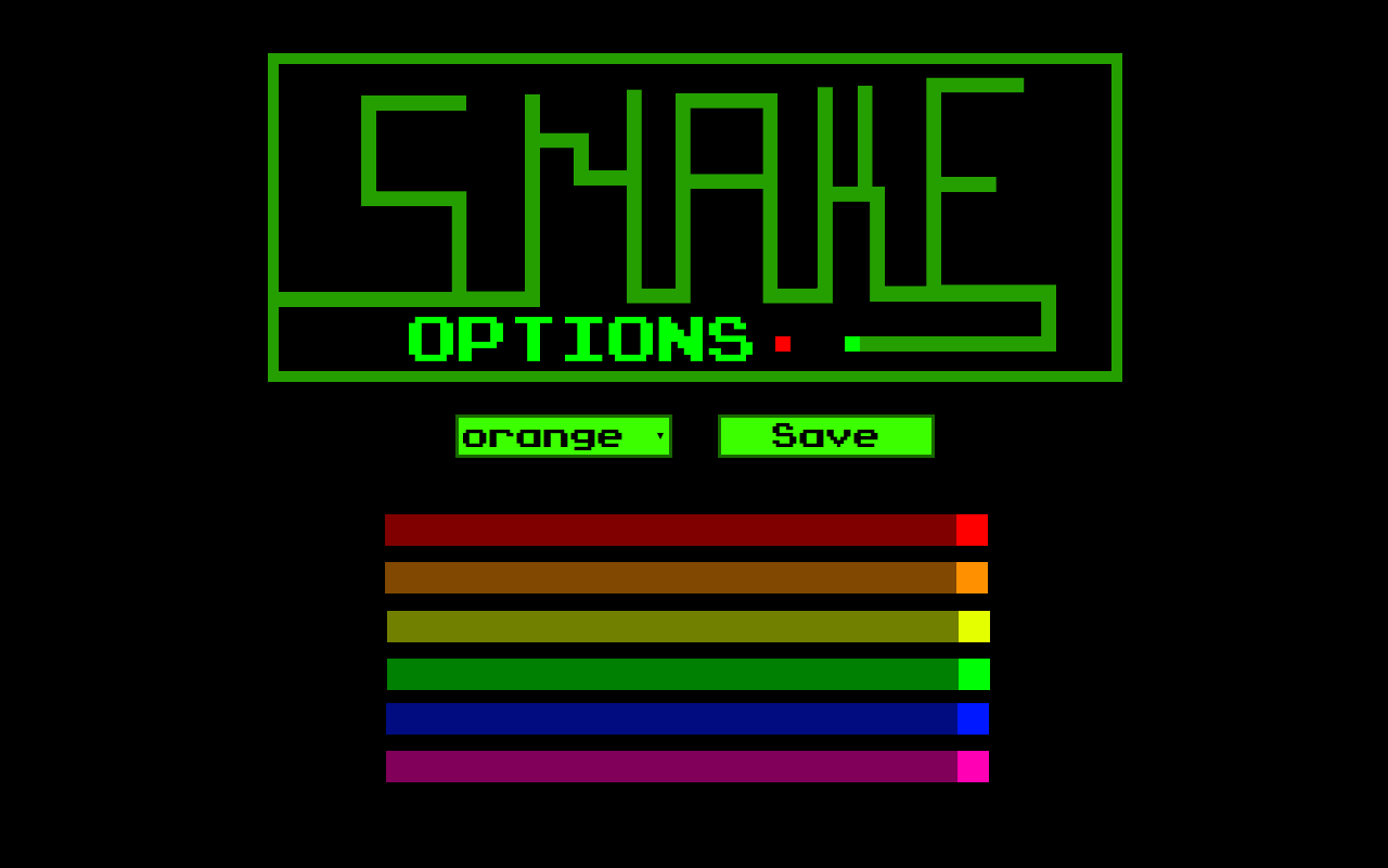 Snake game截图3