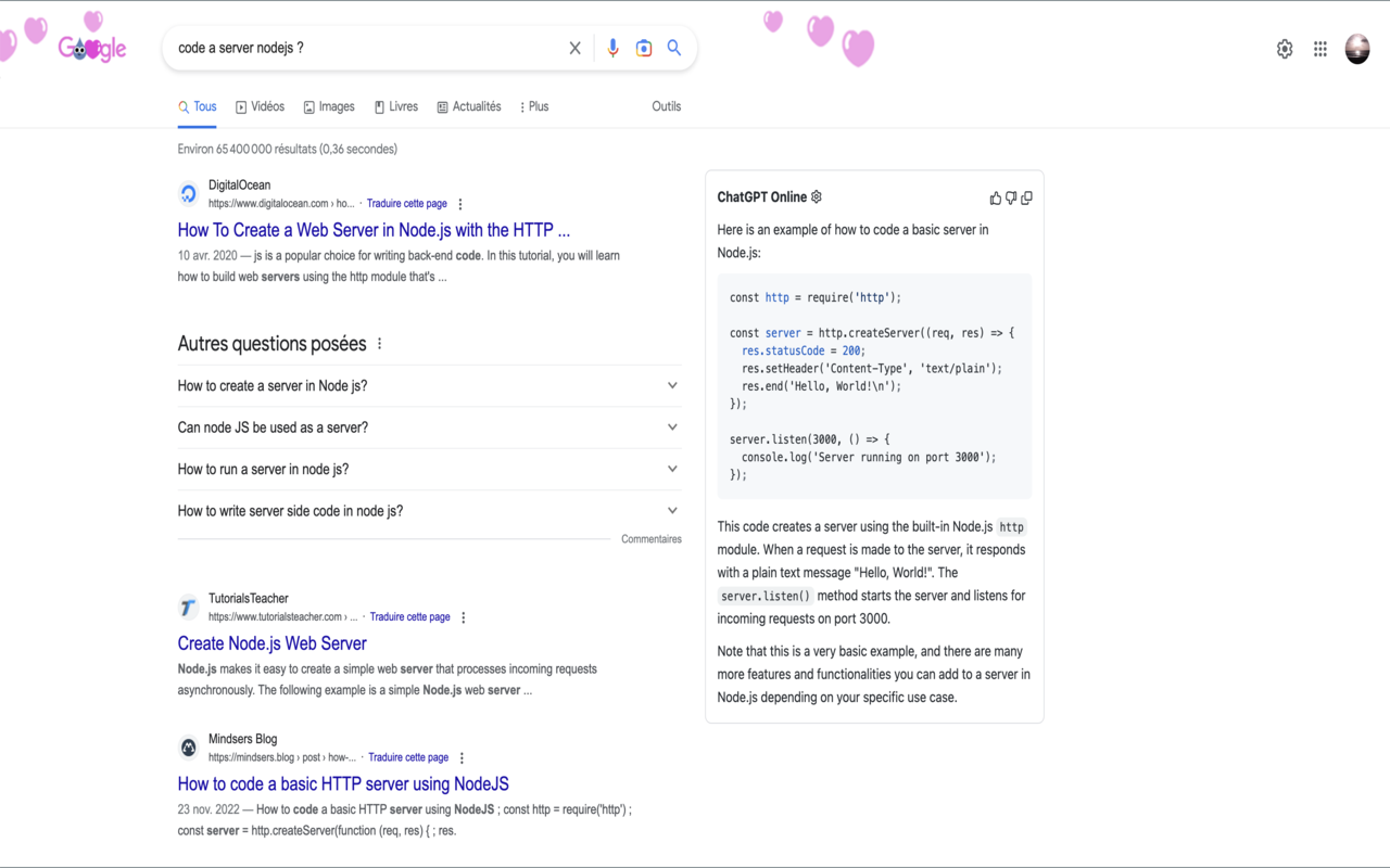 ChatGPT Online for Google截图1