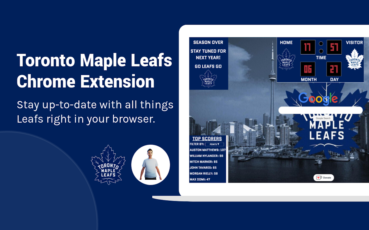 Toronto Maple Leafs Chrome Extension截图3