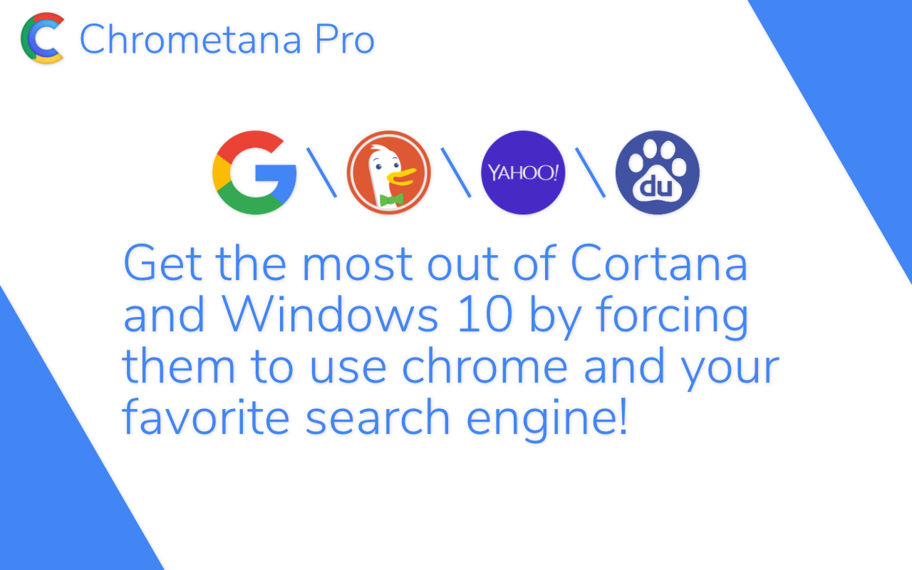 Chrometana Pro - Redirect Cortana and Bing截图1