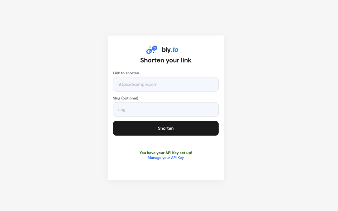 Bly.to Link Shortener截图2