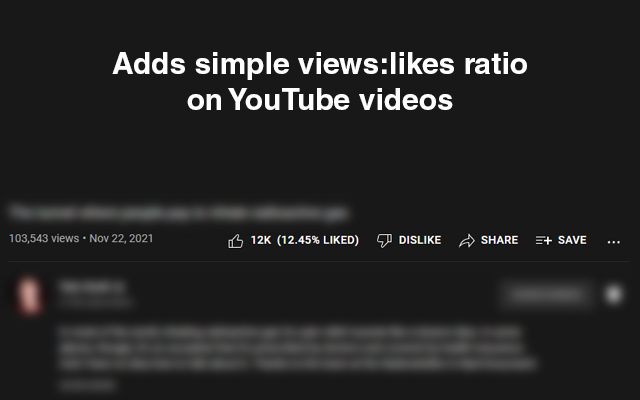 YouTube Likes Ratio截图1