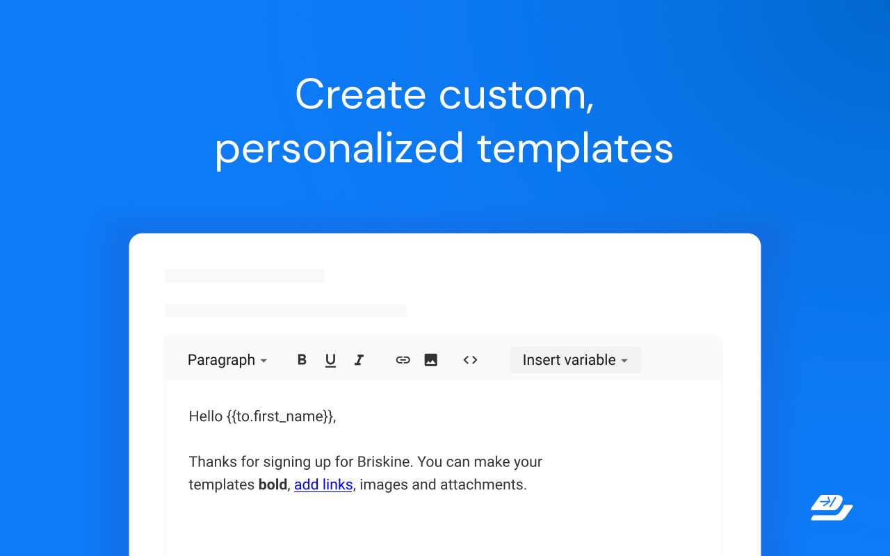 Briskine: Email templates for Gmail™截图1