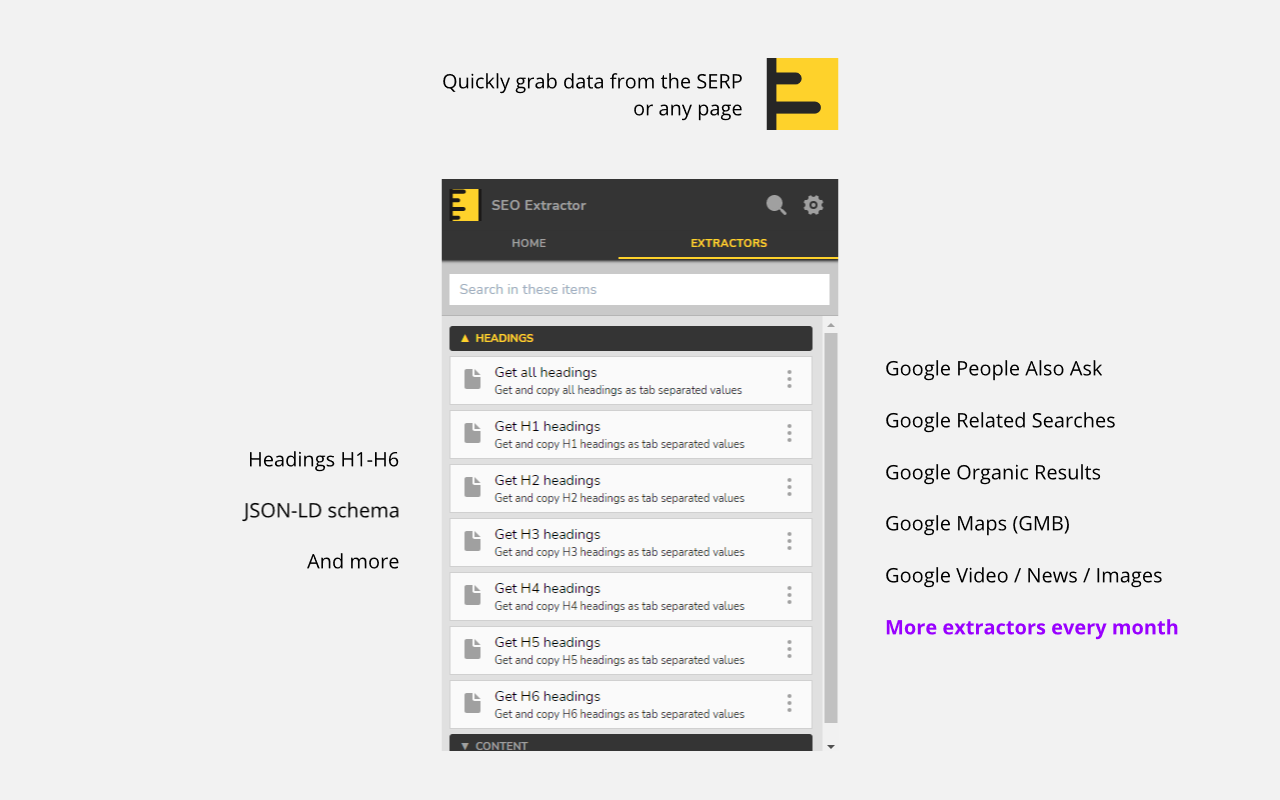 SEO Extractor截图1