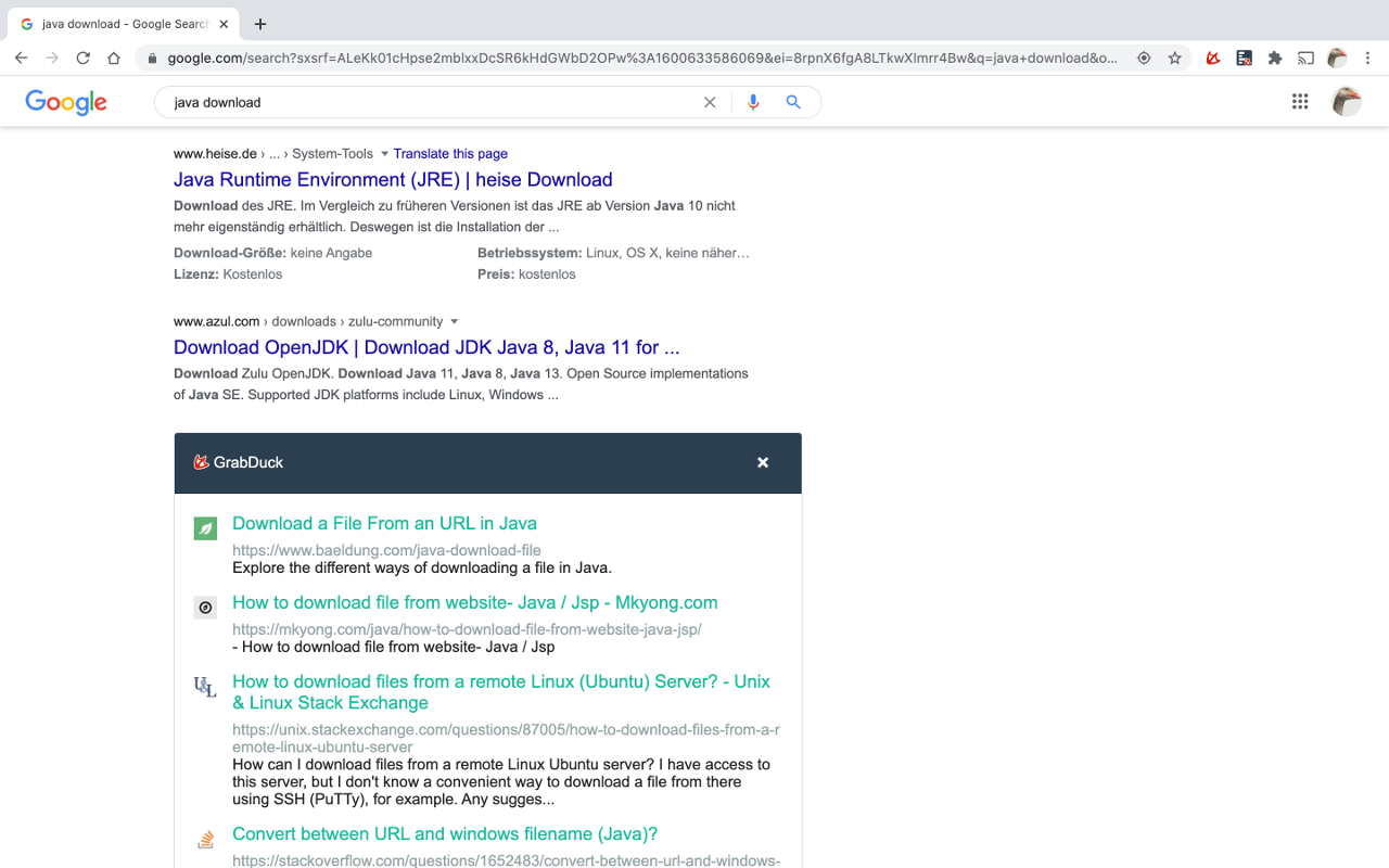 Search Results on GrabDuck截图3