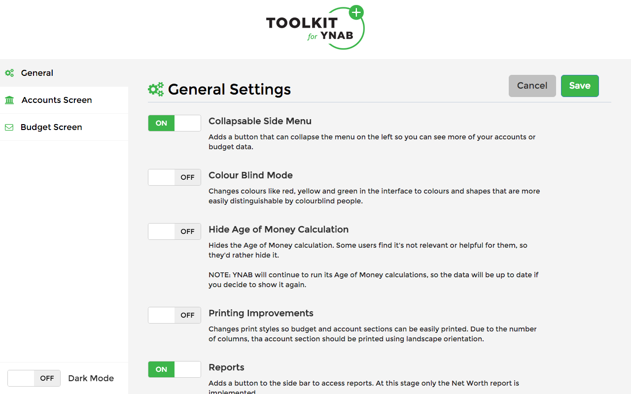 Toolkit for YNAB截图2