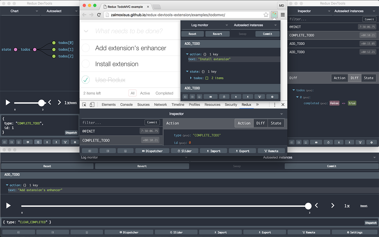 Redux DevTools截图1