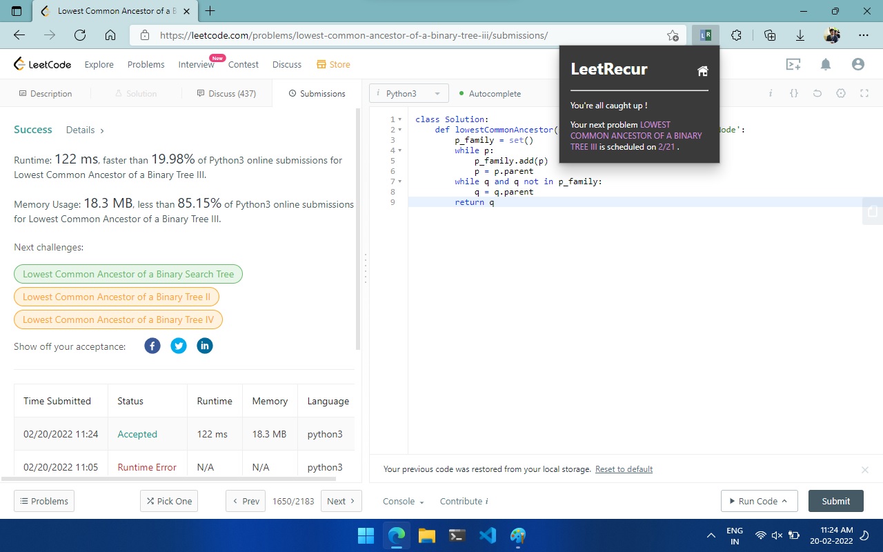 LeetRecur - Spaced Repetition for Leetcode截图4