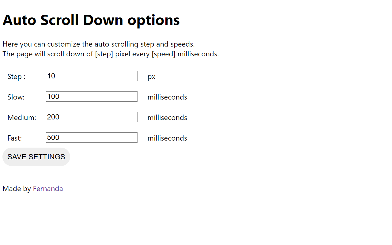 Auto Scroll Down截图1