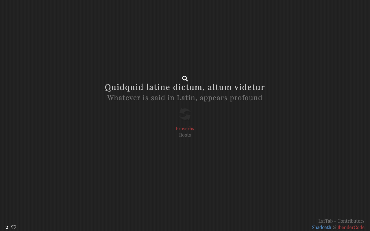 LatTab 2.0 - Latin proverbs and root words截图3