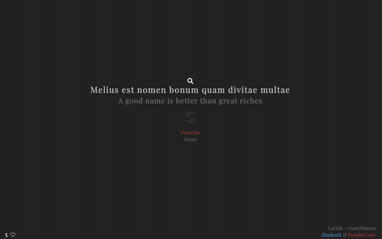 LatTab 2.0 - Latin proverbs and root words截图4