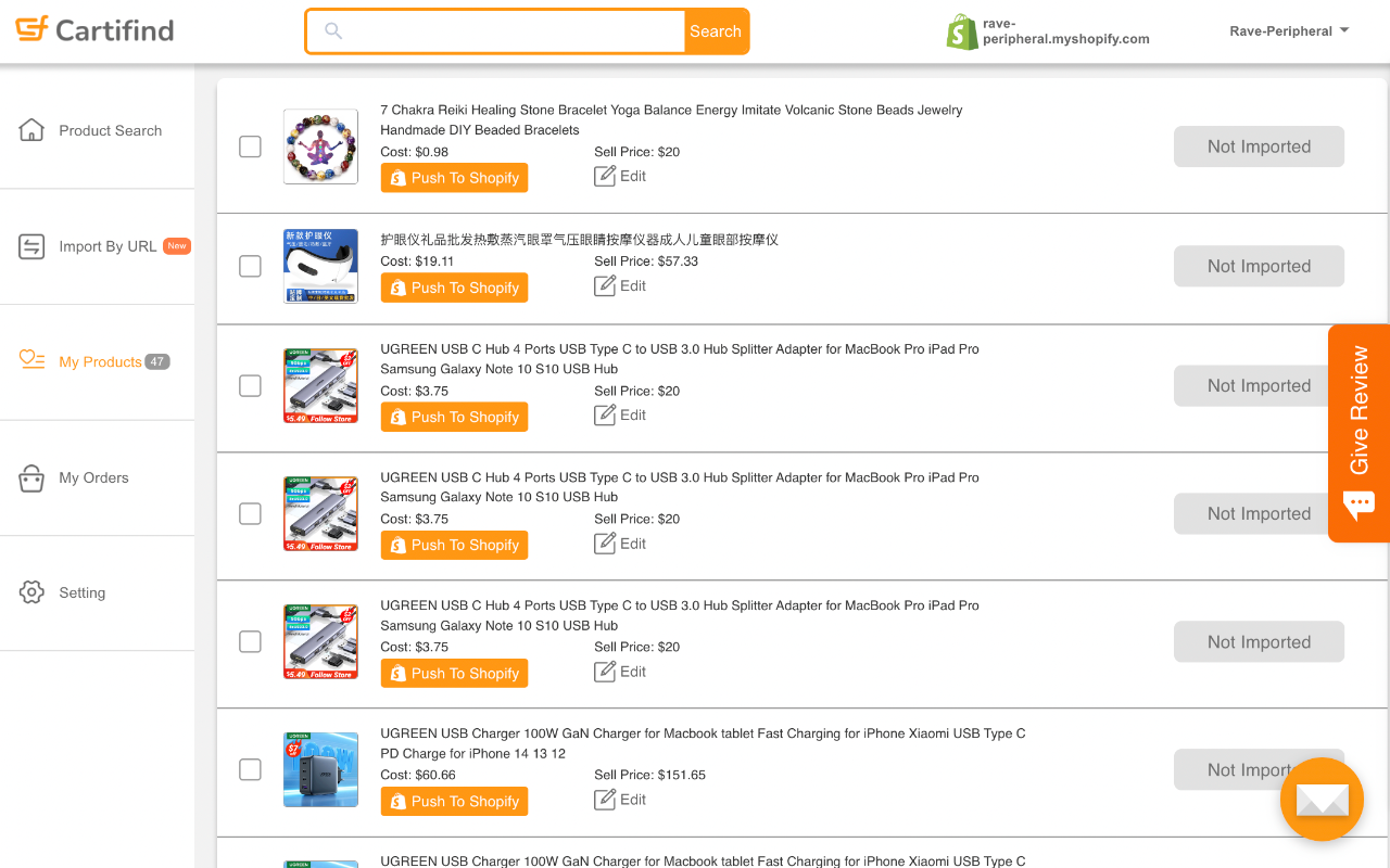 Cartifind Importer截图2