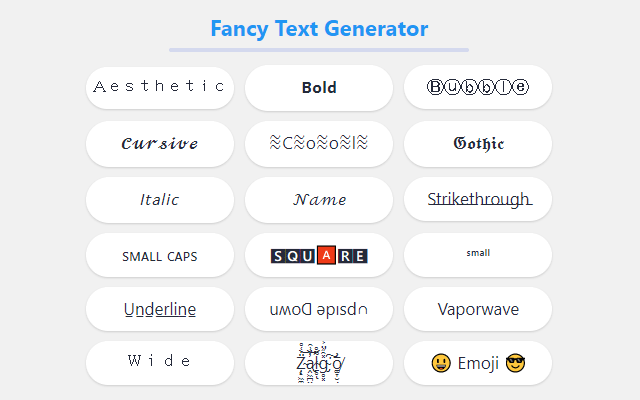 Fancy Text Generator截图2