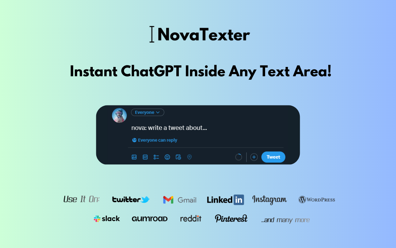 NovaTexter - Chat GPT Chrome Extension截图2