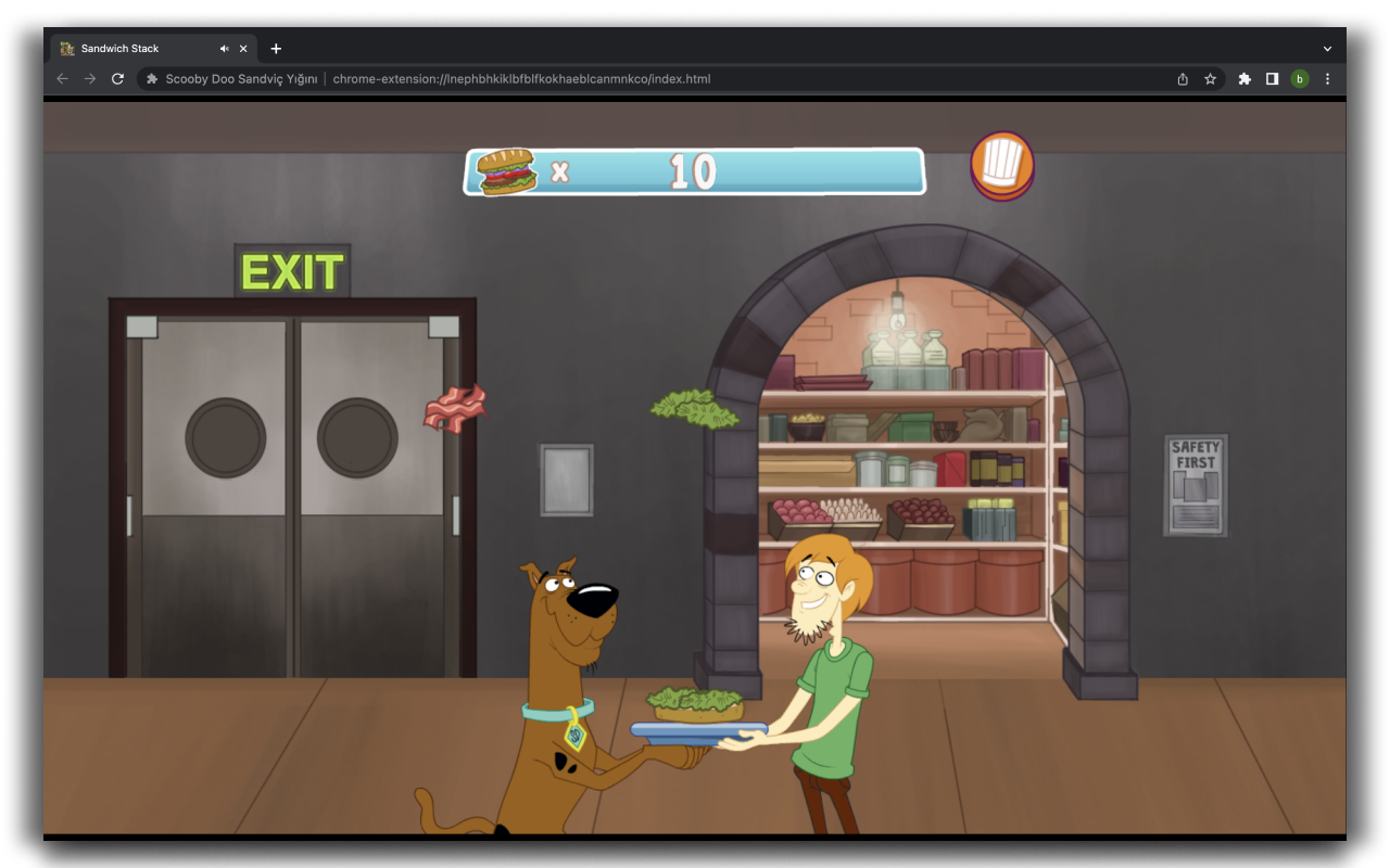 Scooby Doo Sandwich Stack - Cartoon Game截图1