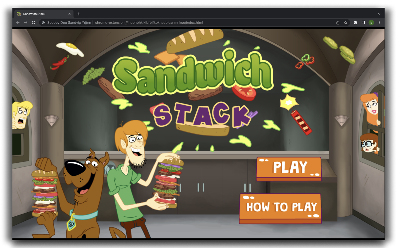 Scooby Doo Sandwich Stack - Cartoon Game截图3