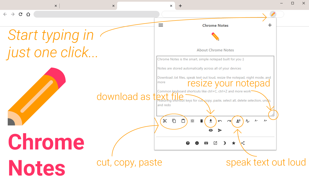 Chrome Notes截图3