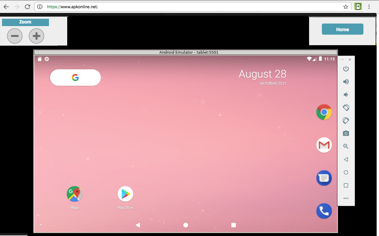 ApkOnline Android 模拟器的 APK 管理器截图1