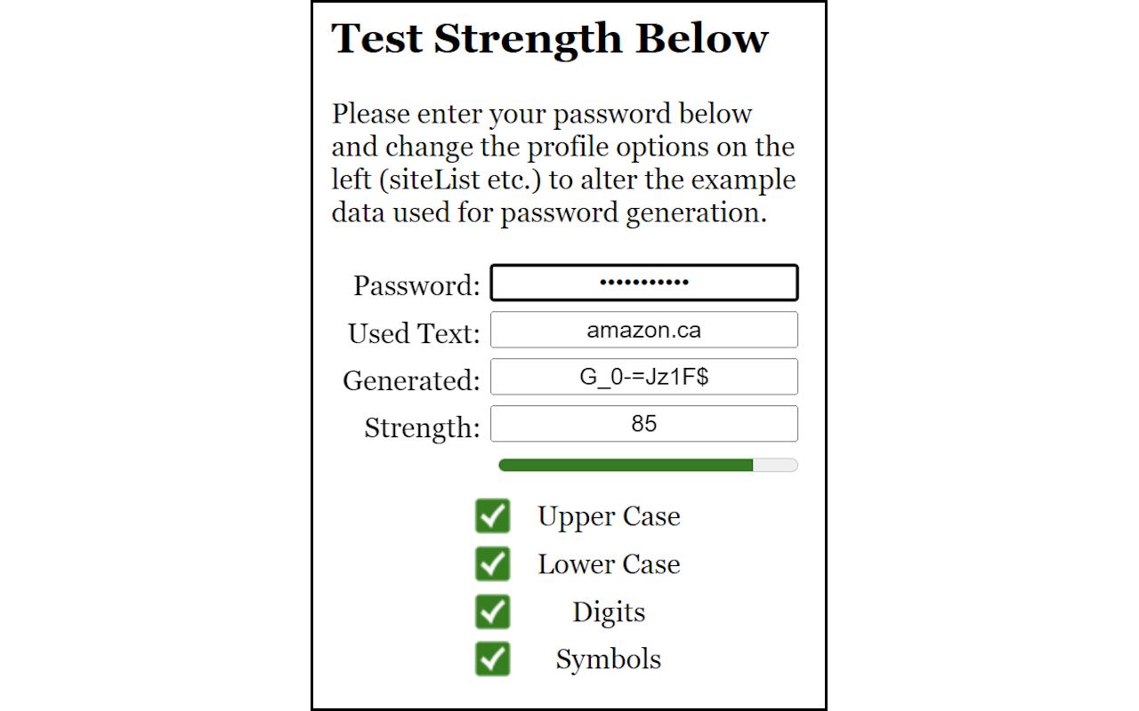 PasswordMaker Pro截图2