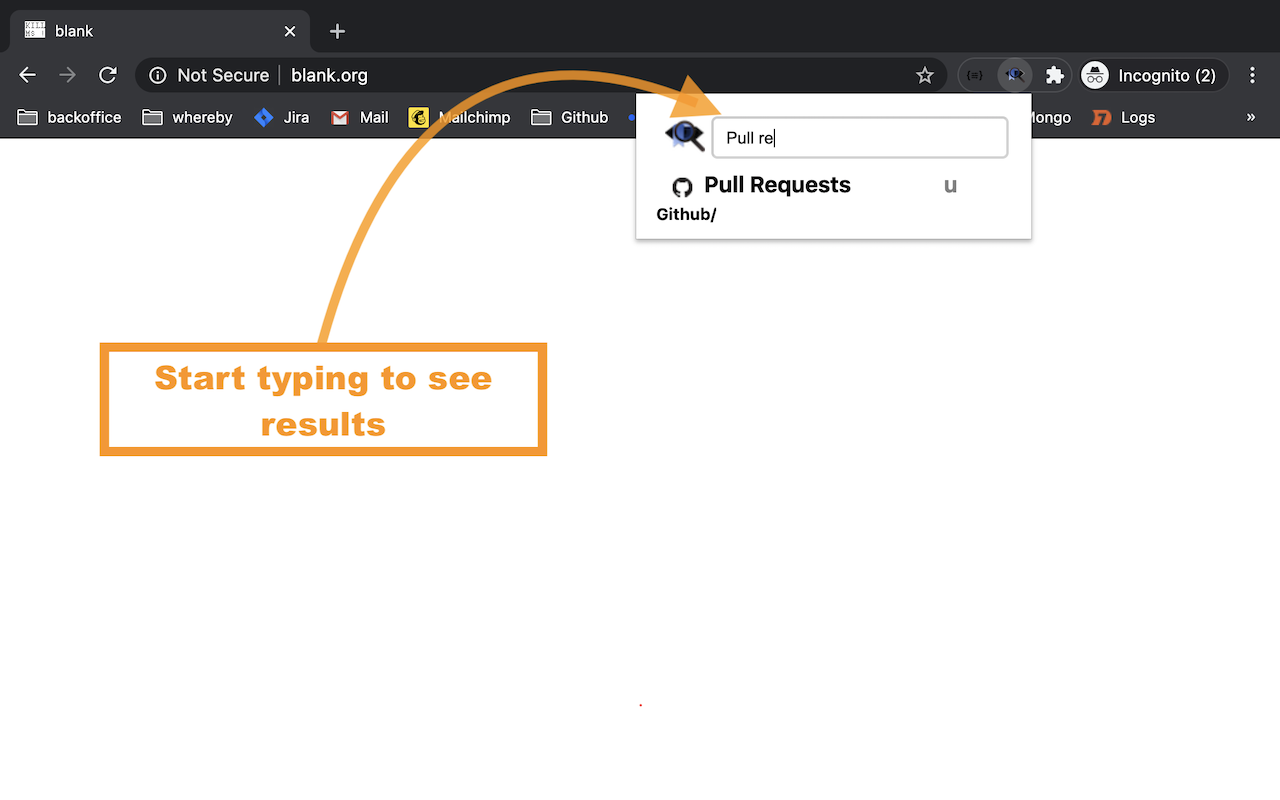 Bookmarks Quick Search截图4