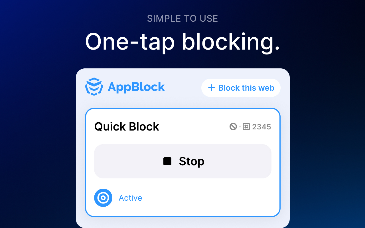 AppBlock - Block sites & Stay focused截图1