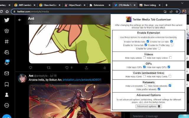 Twitter Customiser截图1