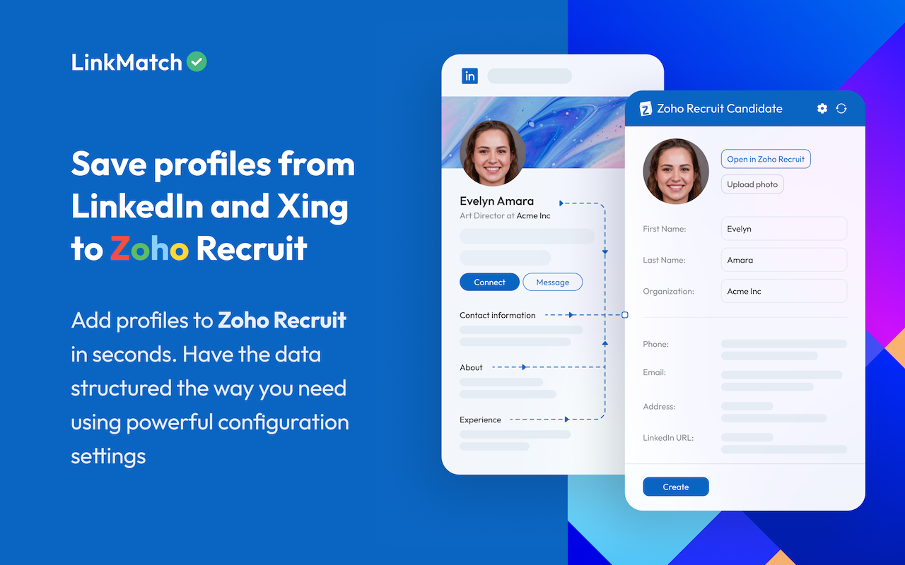 LinkMatch For Zoho Recruit截图4