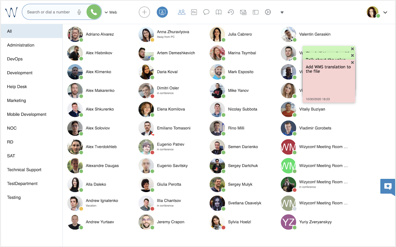 Wildix Collaboration截图2