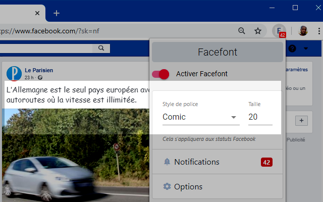 Better Social: Get Facebook Alerts & Fonts截图4