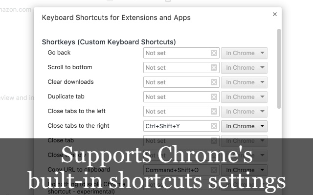 Shortkeys (Custom Keyboard Shortcuts)截图2