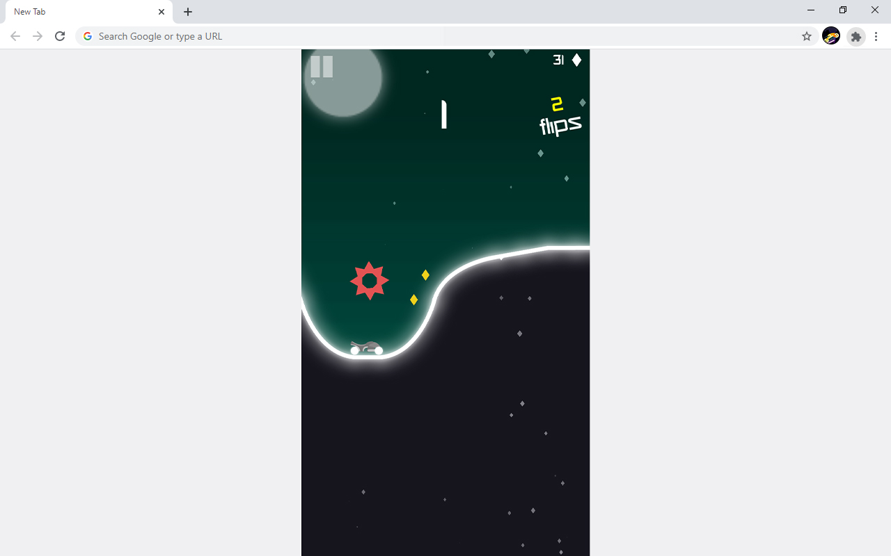 Neon Hill Rider Game截图2