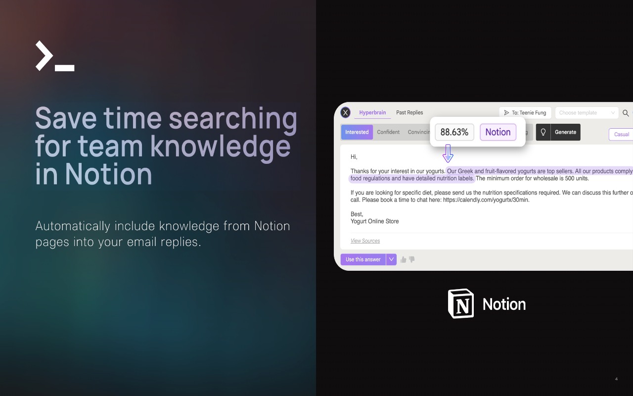 Hypertype: AI generated answers截图1