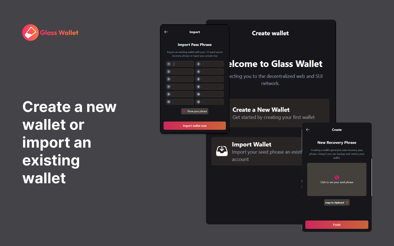 Glass wallet | Sui wallet截图3