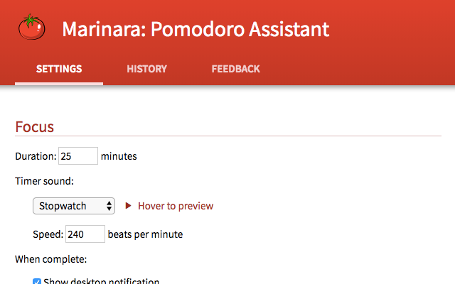 Marinara: 番茄工作法(Pomodoro®)助理截图5
