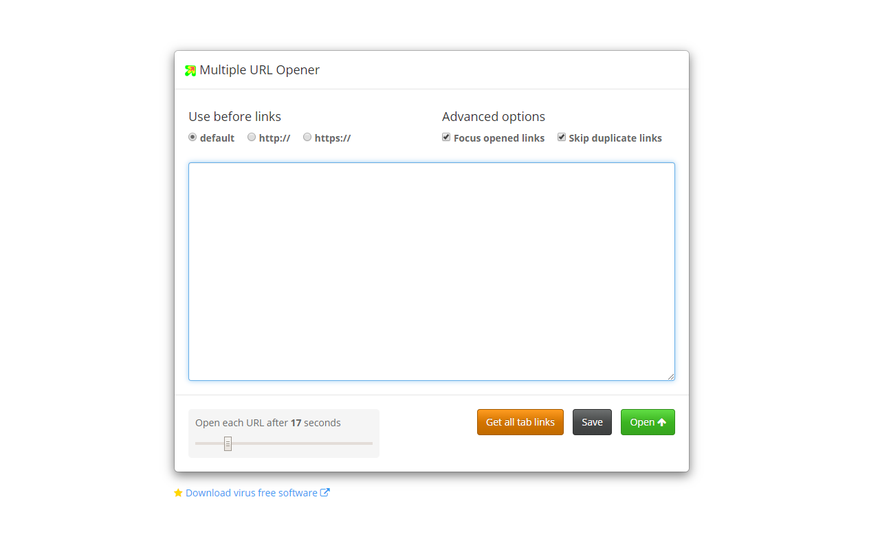 Multiple URL Opener截图1