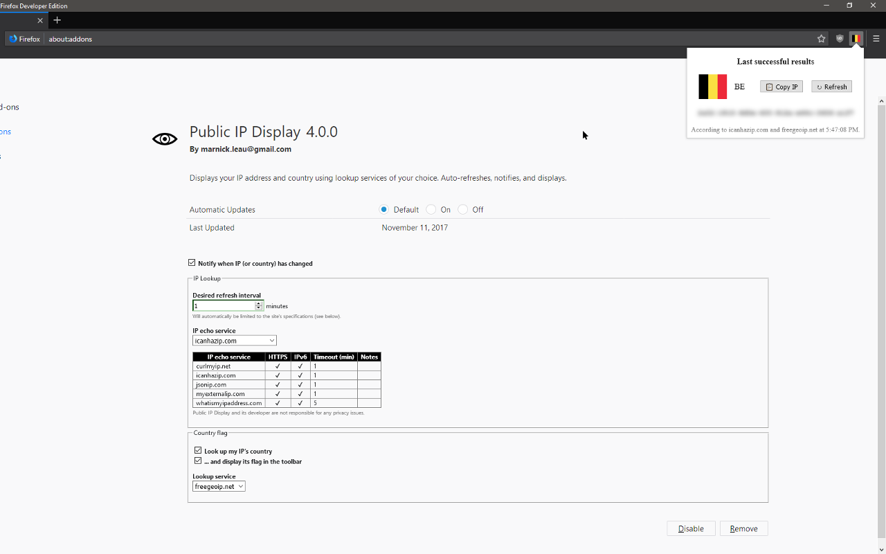 Public IP Display截图1