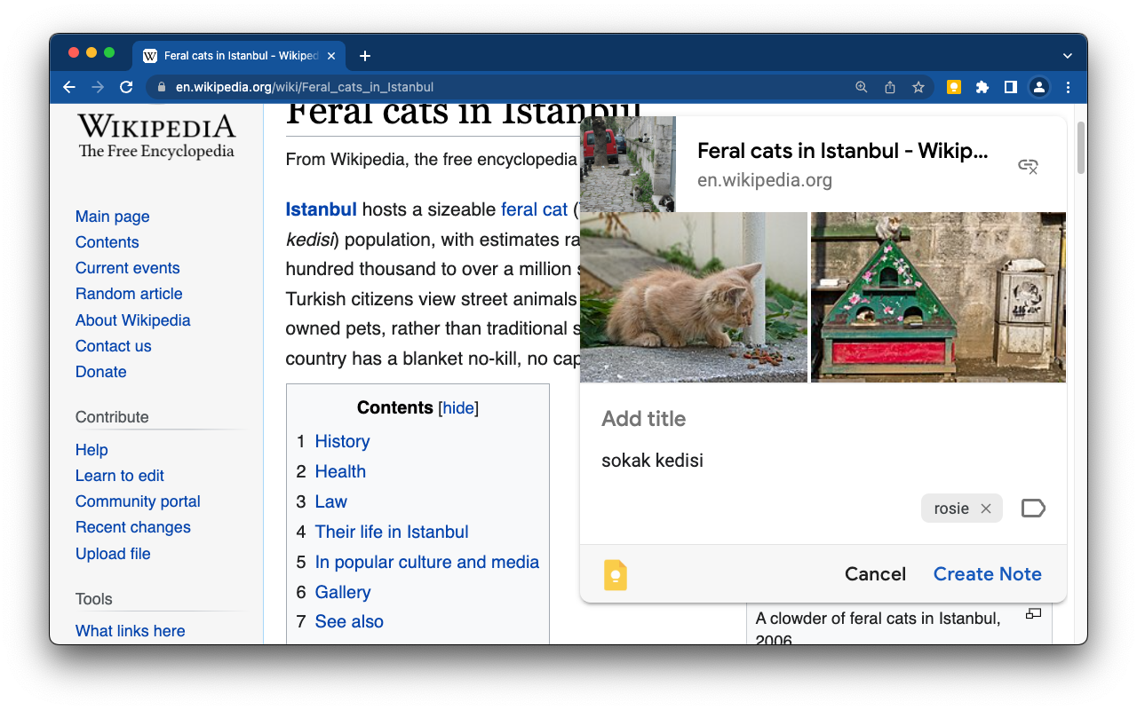 Google Keep Chrome 扩展程序截图2
