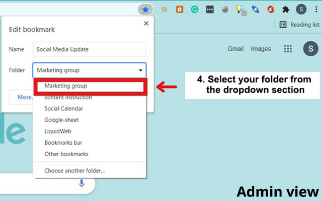 Peer2Peer Bookmark Sync and Share for Teams截图4