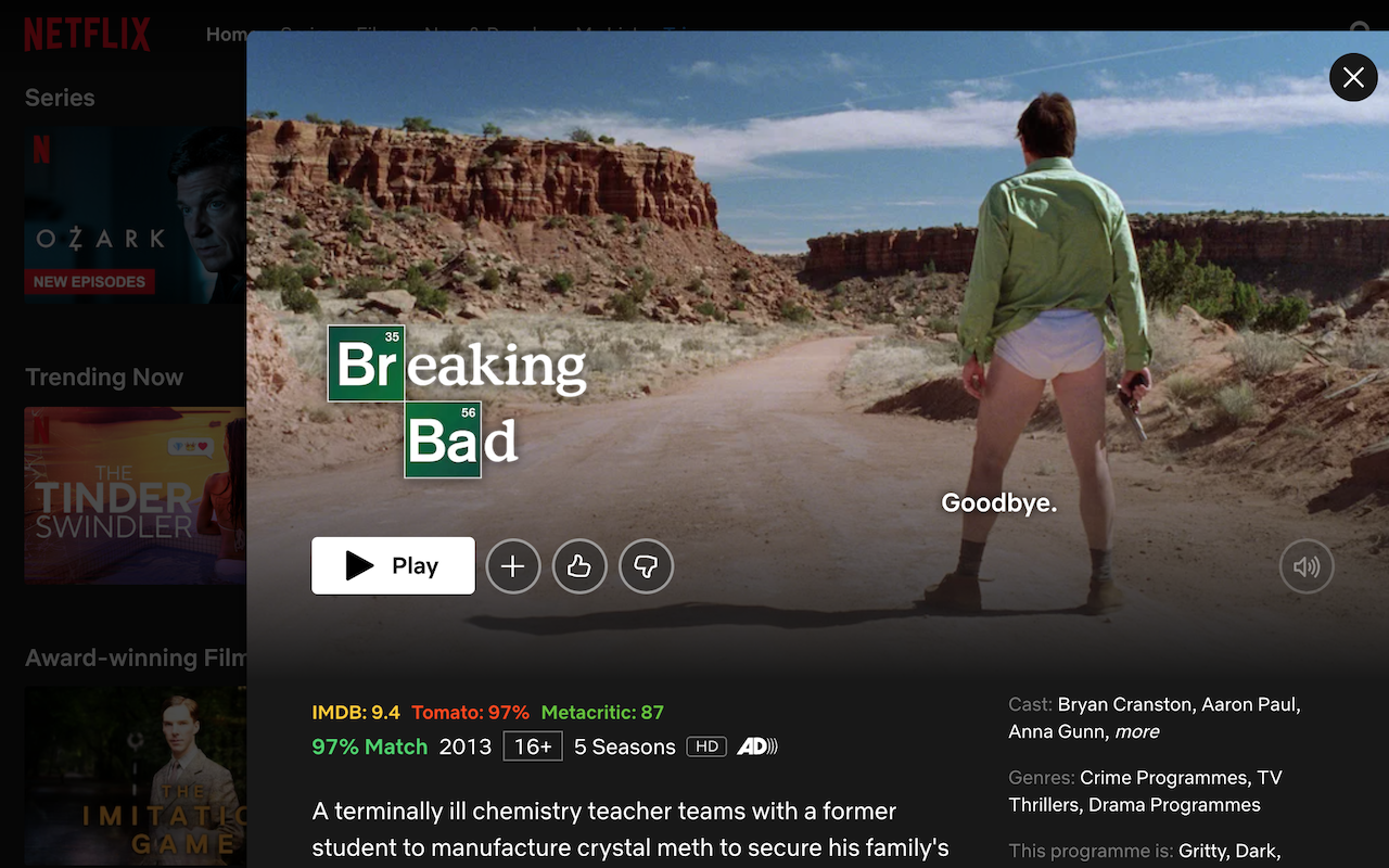 Trim: IMDB Ratings on Netflix and Prime Video截图4