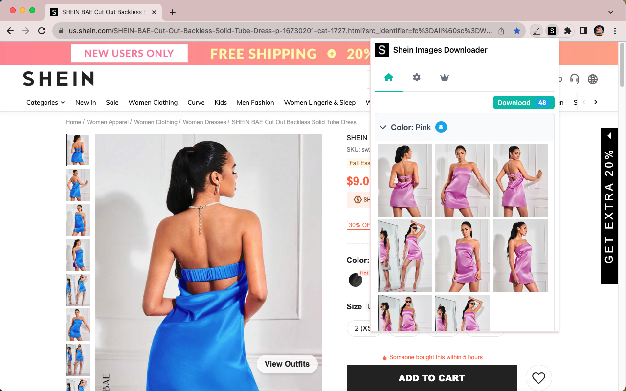 Shein Images Downloader截图2