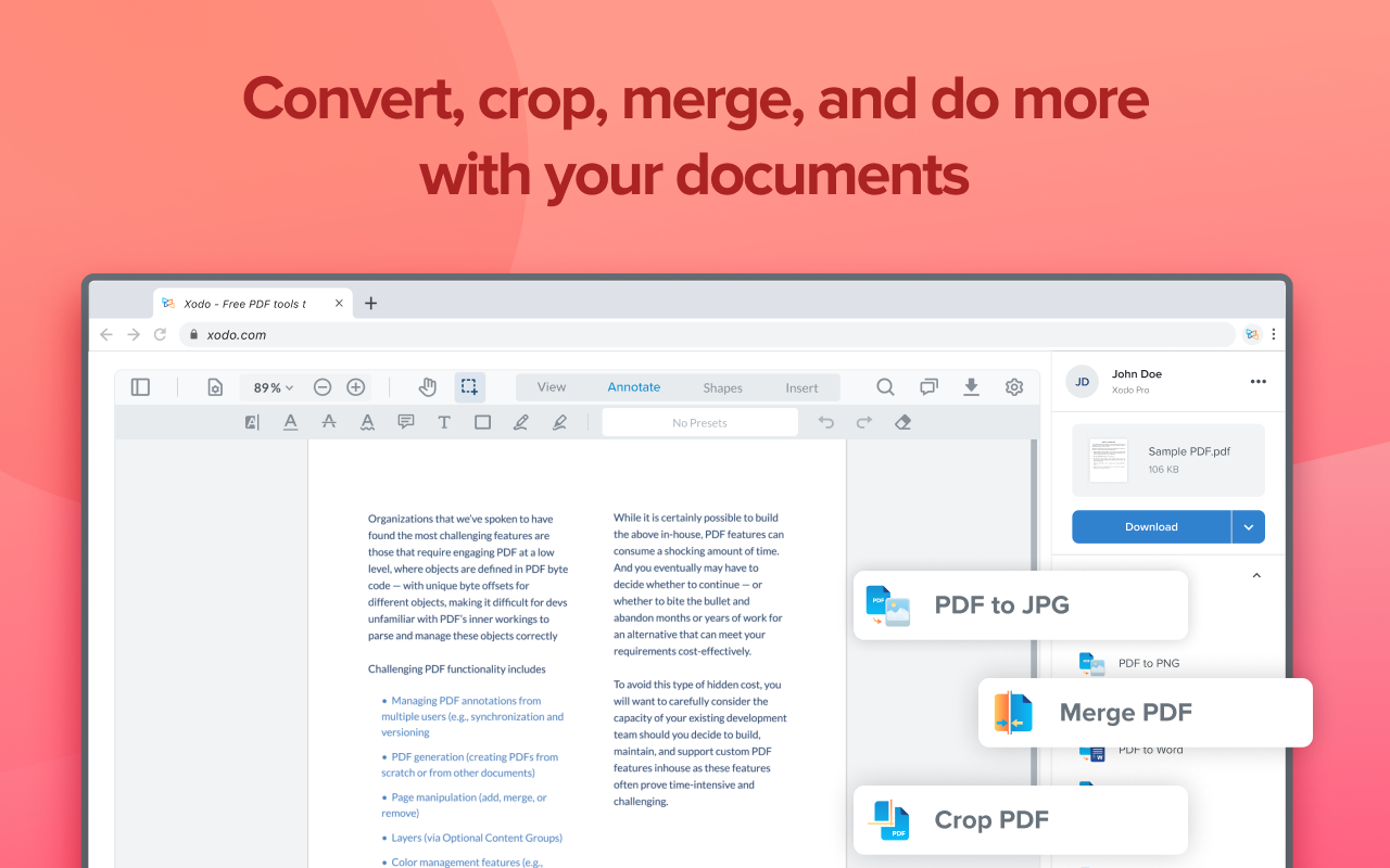 Xodo | PDF Editor, Converter & Merger截图1