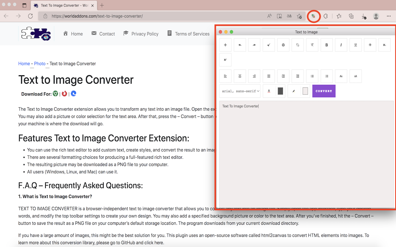Text to Image Converter截图1