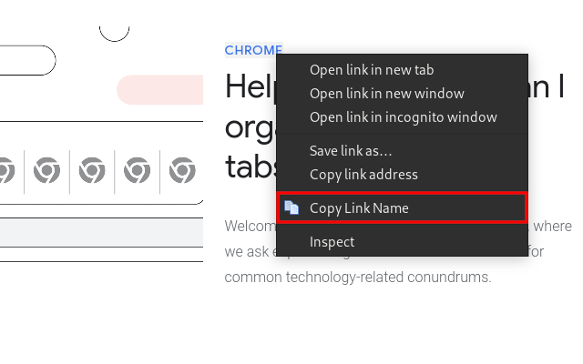 Copy Link Name截图1