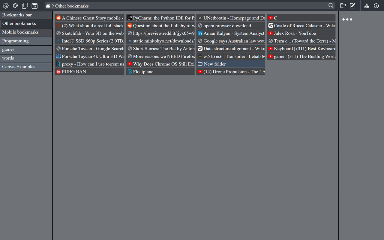 online / offline Bookmark Manager截图2