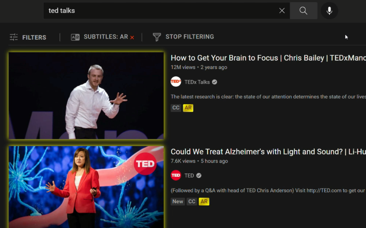 Search by Subtitles/CC for Youtube™截图1