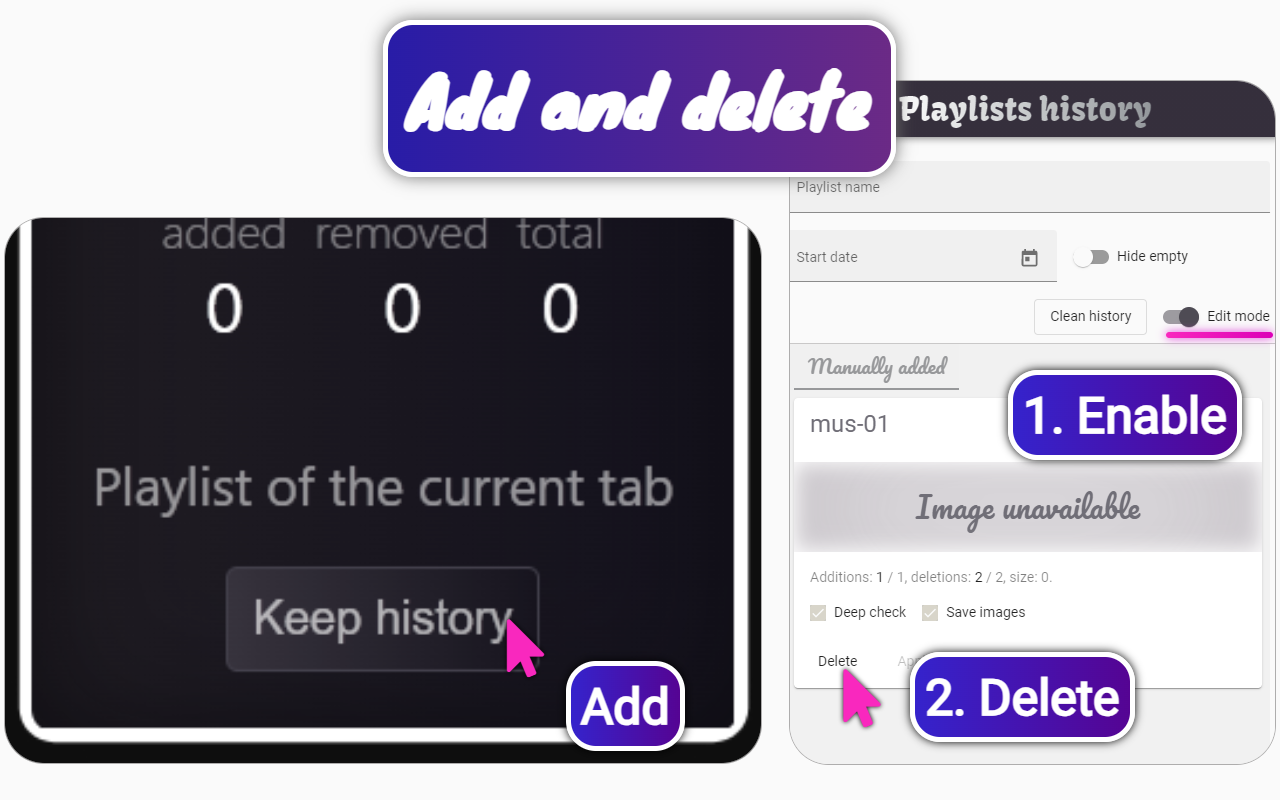 Playlists history截图1